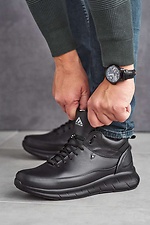Men's winter sneakers made of genuine leather  8019188 photo №3