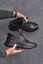 Men's winter sneakers made of genuine leather  8019188 photo №4