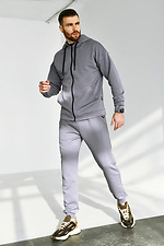 Men's suit with zipper TM Zipper Petlia Gray Teamv 8034188 photo β2