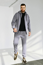 Men's suit with zipper TM Zipper Petlia Gray Teamv 8034188 photo β4