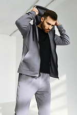 Men's suit with zipper TM Zipper Petlia Gray Teamv 8034188 photo β5