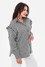 Shirt ALLA Black and White Garne 3043189 photo №2