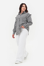 Shirt ALLA Black and White Garne 3043189 photo №6