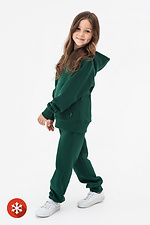 Warm children's pants CLIFF emerald color Garne 7770189 photo №3