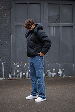 Short oversized puffy jacket for the winter with a hood VDLK 8031189 photo №6
