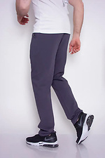 Men's Sweatpants Simple Straight Big 2 Ash Teamv 8034189 photo №2