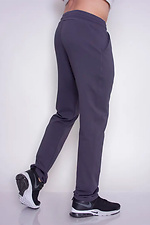 Men's Sweatpants Simple Straight Big 2 Ash Teamv 8034189 photo №4