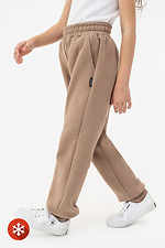 Утепленные детские брюки CLIFF бежевого цвета Garne 7770190 фото №4