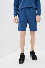 Синие летние шорты хлопковые длинные GEN 8000190 фото №1