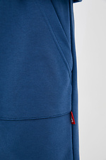 Синие летние шорты хлопковые длинные GEN 8000190 фото №4