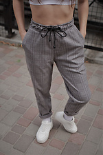 Checkered High Rise Chinos Without 8048190 photo №6