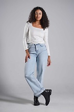 Женские кожаные ботинки без застежек - демисезонные ботинки. 4207191 фото №4