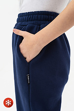 Утепленные детские брюки CLIFF темно-синего цвета Garne 7770191 фото №5
