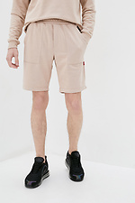 Beige summer shorts cotton long GEN 8000191 photo №1