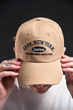Cap Baseball Cap Without American Beige Man Without 8049191 photo №4