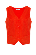 Classic NATA vest with red buttons Garne 3041192 photo №13