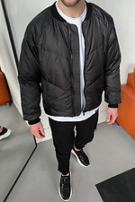 Men's oversized lakke raincoat jacket with raglan sleeves TUR WEAR 8037192 photo №2