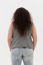 FEMME checkered vest with buttons Garne 3041194 photo №7