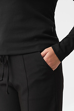 MORISS Schwarze Hose Garne 3044194 Foto №5