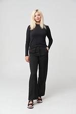 MORISS Schwarze Hose Garne 3044194 Foto №6