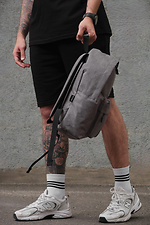 Backpack Without Compact Gray Man Without 8049195 photo №2