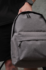 Backpack Without Compact Gray Man Without 8049195 photo №6
