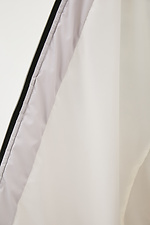 Длинная стеганная жилетка GRAIN серого цвета на молнии с большими карманами Garne 3037196 фото №4