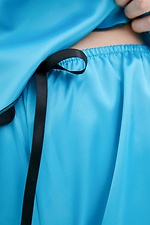 Короткі атласні шорти KELLI-H для сну із зав'язками Garne 3039197 фото №4