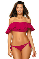 Keira Tie Panty Bikini Top with Wide Flounce Marko 4023197 photo №2