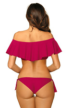 Keira Tie Panty Bikini Top with Wide Flounce Marko 4023197 photo №3
