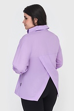 ITIDAL Lavendel-Shirt mit V-Ausschnitt Garne 3041198 Foto №4
