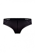Black panties with low waist and transparent booty Kinga 4024198 photo №2