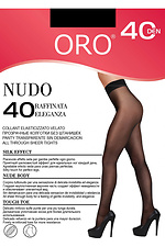 Nudo 40 den pantyhose Nero ORO 4027198 photo №1