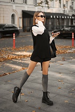 Ribbed Merino Wool Knitted Knee High Socks M-SOCKS 2040199 photo №4