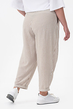 Gestreifte Hose Beige Garne 3044199 Foto №4