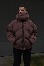Oversize pikowana kurtka zimowa z kapturem VDLK 8031199 zdjęcie №2