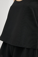 Schwarzes Pyjama-Top für den Sommer mit dünnen Trägern Garne 3039201 Foto №3