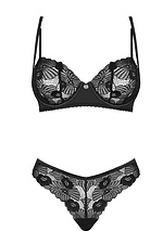 Комплект кружевного белья serena love Obsessive 4027202 фото №5