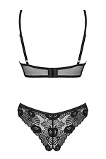Комплект кружевного белья serena love Obsessive 4027202 фото №6
