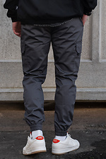 Men's Cotton Reflective Cargo Pants 2026 Gray Without 8056203 photo №5