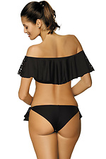 Carrie-Bikinioberteil mit Bindehöschen und breitem Mesh-Volant Marko 4023204 Foto №3