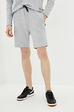Long cotton melange shorts with ties GEN 8000204 photo №1