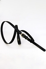 Women's belt made of genuine black leather Garne 3300205 photo №1