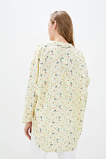 Oversized cotton shirt with a long back  4009205 photo №3