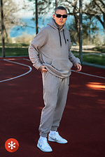 Men's warm walking suit LAMA Gray Teamv 8034205 photo №3