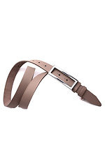 Women's belt made of genuine brown leather Garne 3300206 photo №1