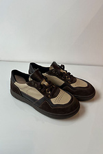 Damen-Sneaker mit breiter Spitze, Schokolade 4206207 Foto №4
