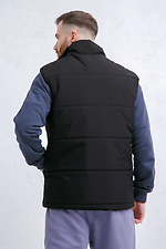 Men's quilted vest with collar JK 3 Black Teamv 8034207 photo №6