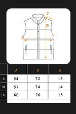 Men's quilted vest with collar JK 3 Black Teamv 8034207 photo №7