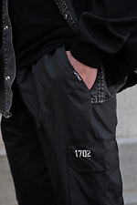 Vader Reflective 2026 Herren-Regenmantel-Cargohose in Schwarz Without 8056207 Foto №5